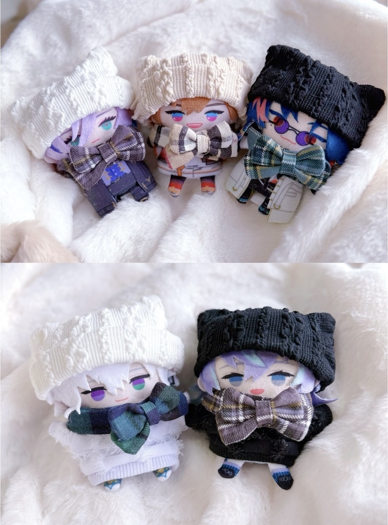 Ribbon muffler -Dolly color-