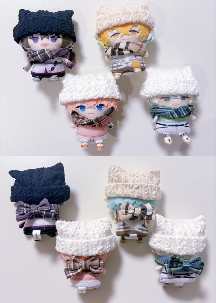 Ribbon muffler -Teddy color-