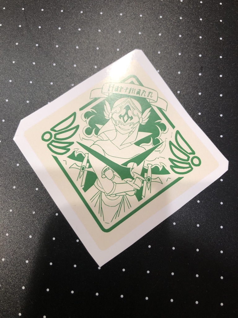 緑属性ボーイズステッカーセット