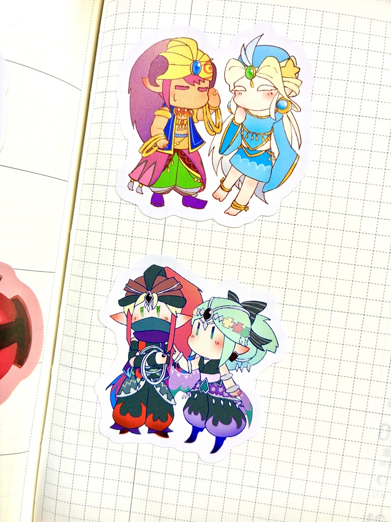 宝石魔人箱推しシール