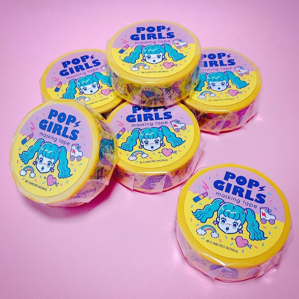 『POP GIRLSシリーズ』 マスキングテープ 