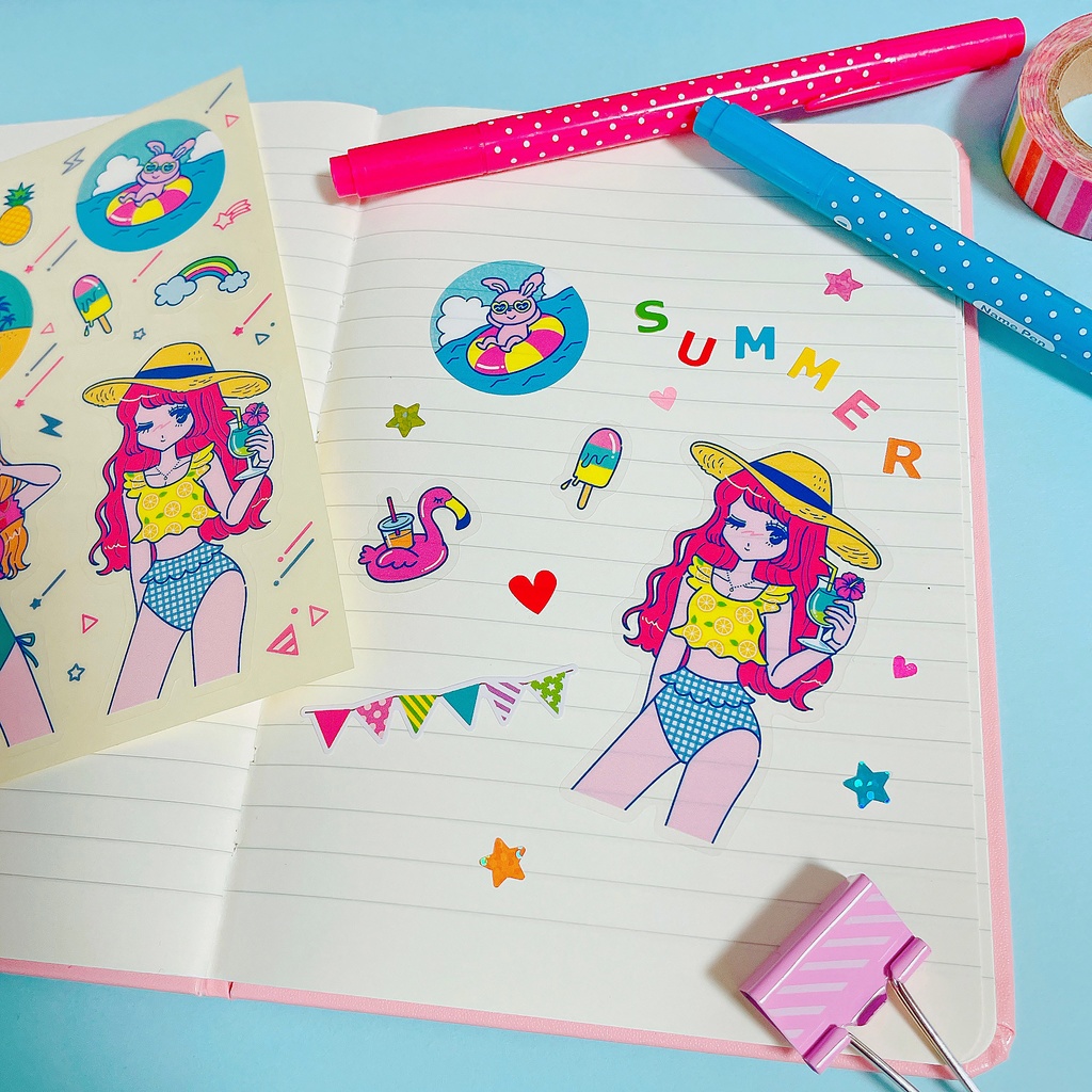 クリアシール『SUMMER BEACH』