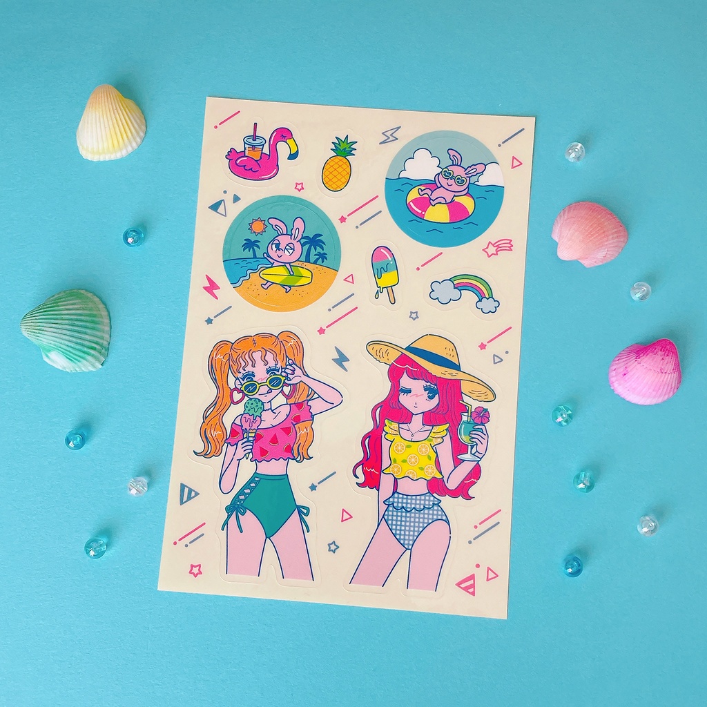 クリアシール『SUMMER BEACH』