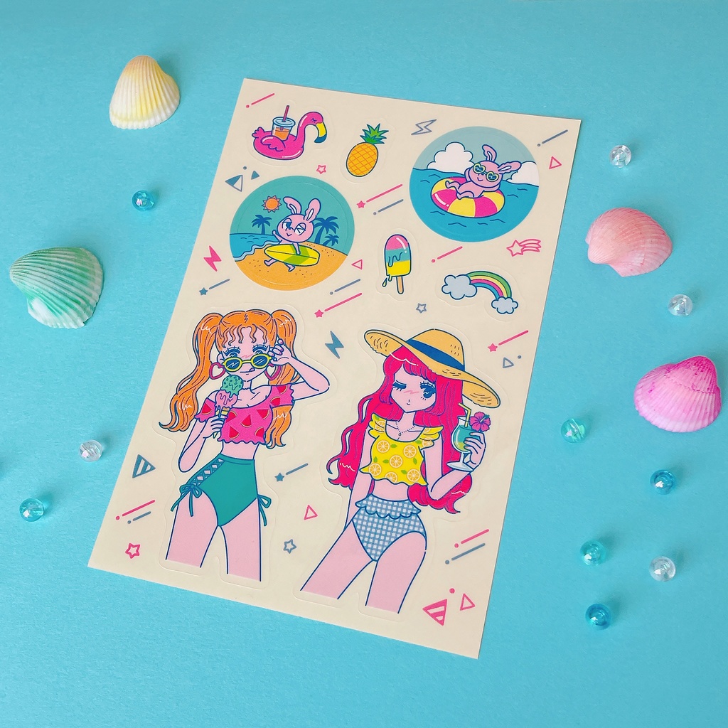 クリアシール『SUMMER BEACH』