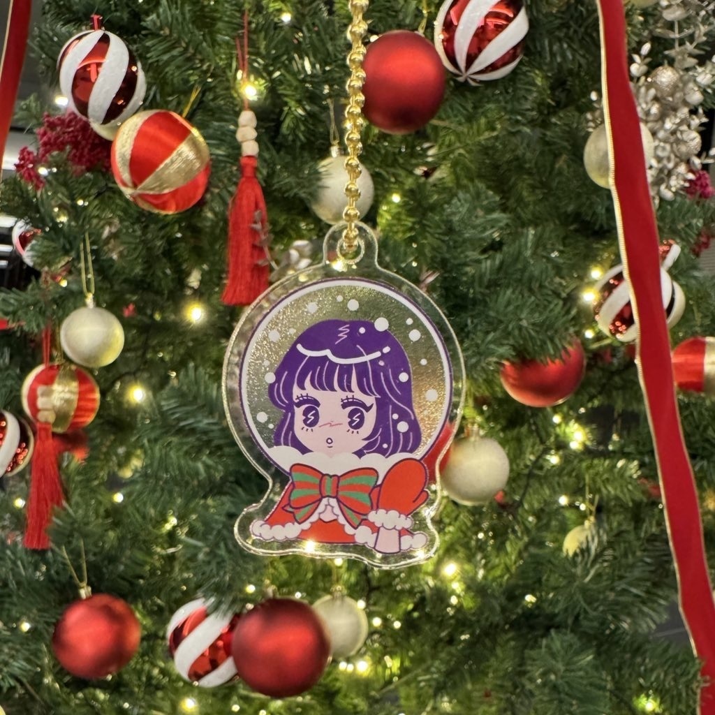 【季節商品】スノードーム アクリルキーホルダー