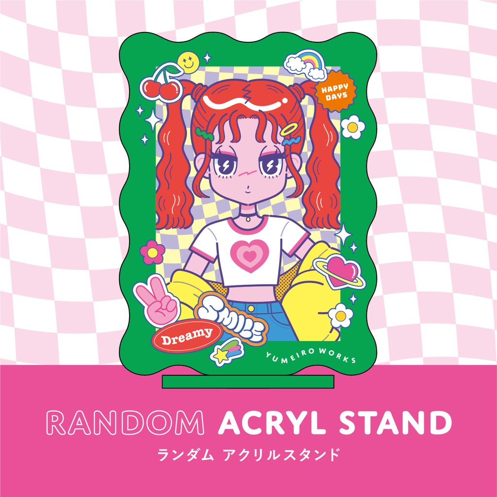 【NEW】ランダムアクリルスタンド(YUMEIRO GIRLS)