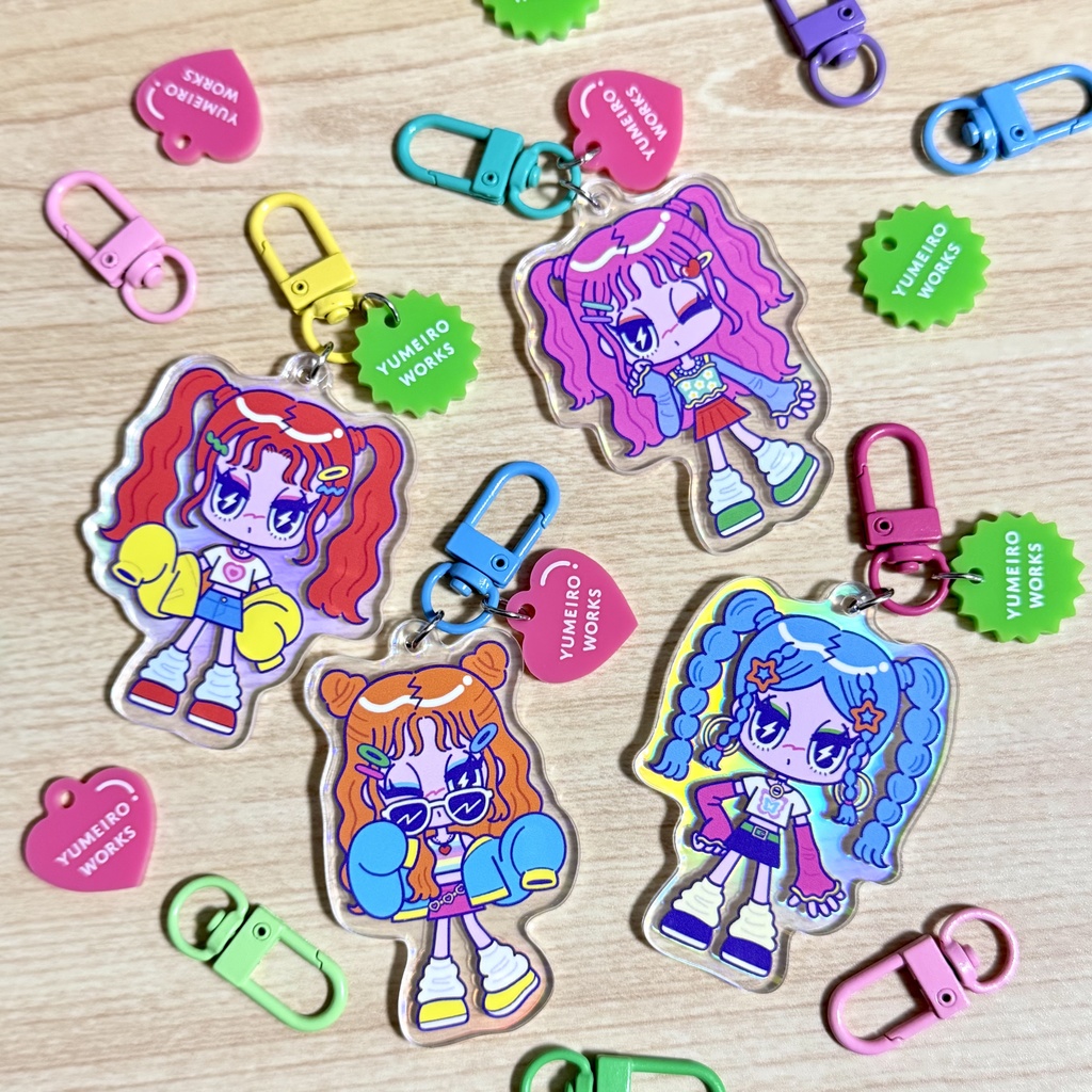 【NEW】ホログラムアクリルキーホルダー