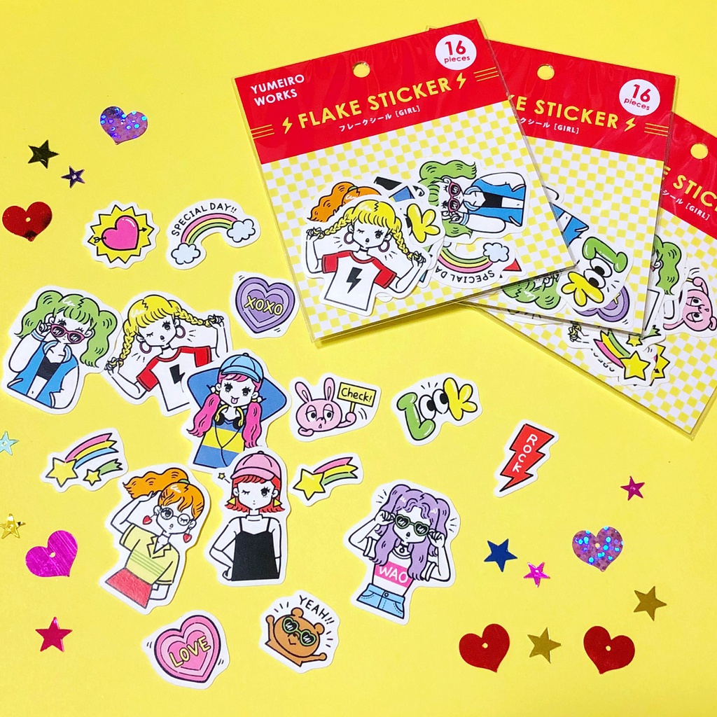 フレークシール『GIRL』