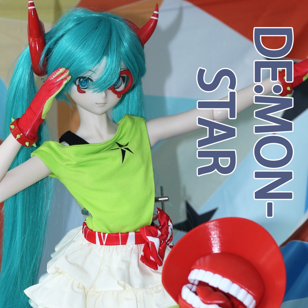 限定販売 DE：MONSTAR（satisfaction）Project DIVA 3分DD cos娃衣