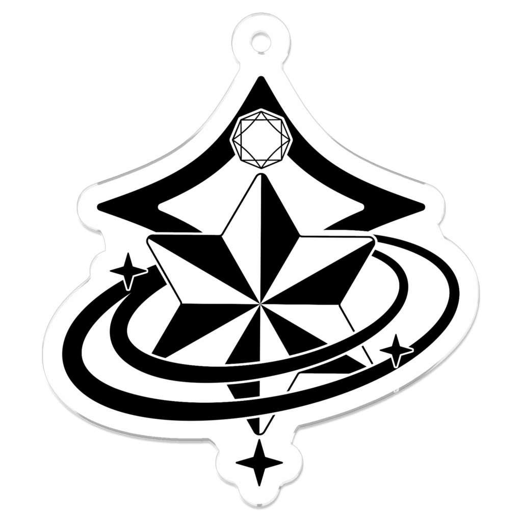 【再販】スターラグーン魔術学校 校章アクリルキーホルダー