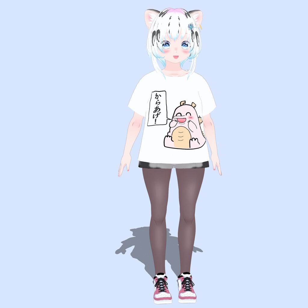 好きな〇〇発表ドラゴンTシャツ(VRoid用カスタムアイテム)