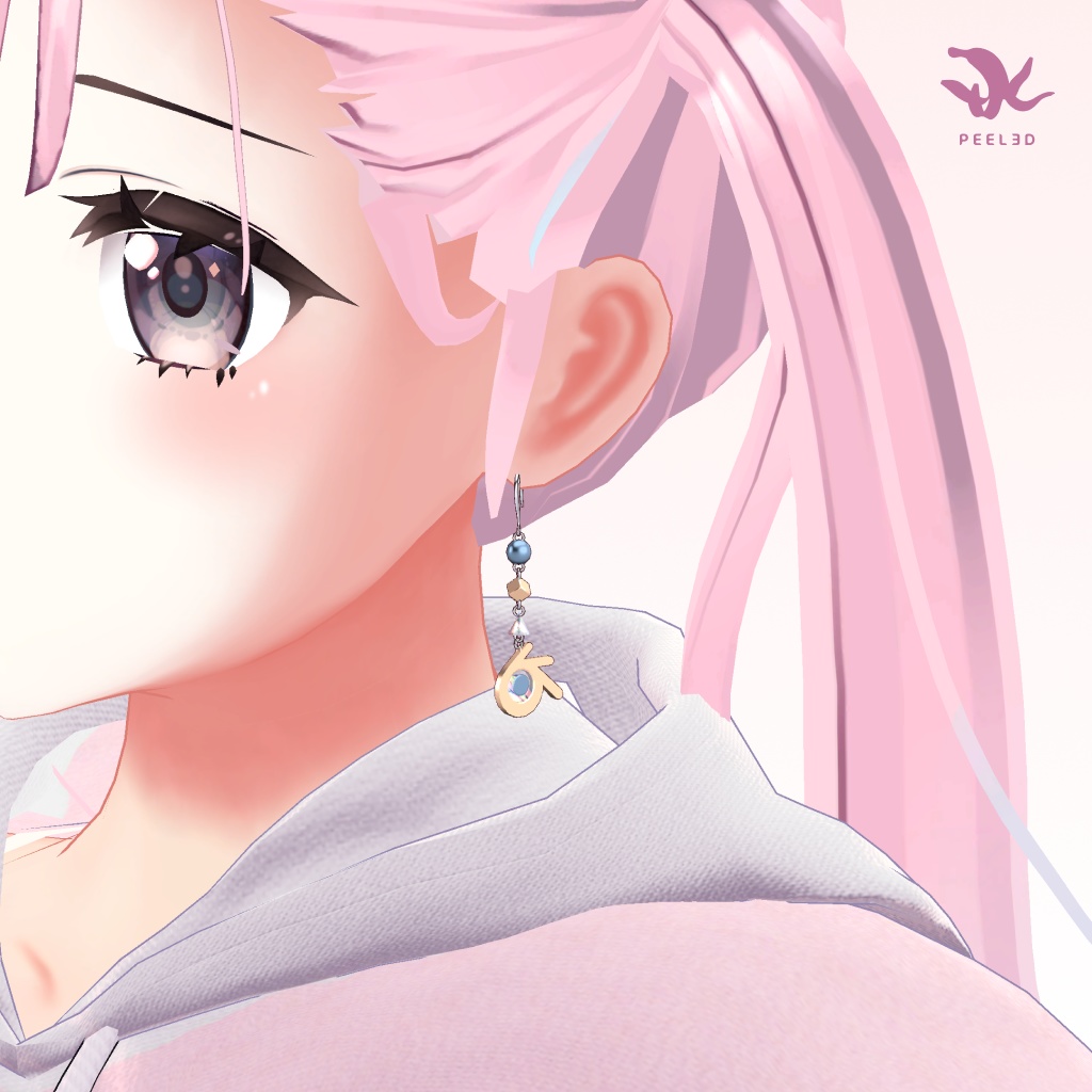 【無料】Blender Earring / ブレンダーイヤリング