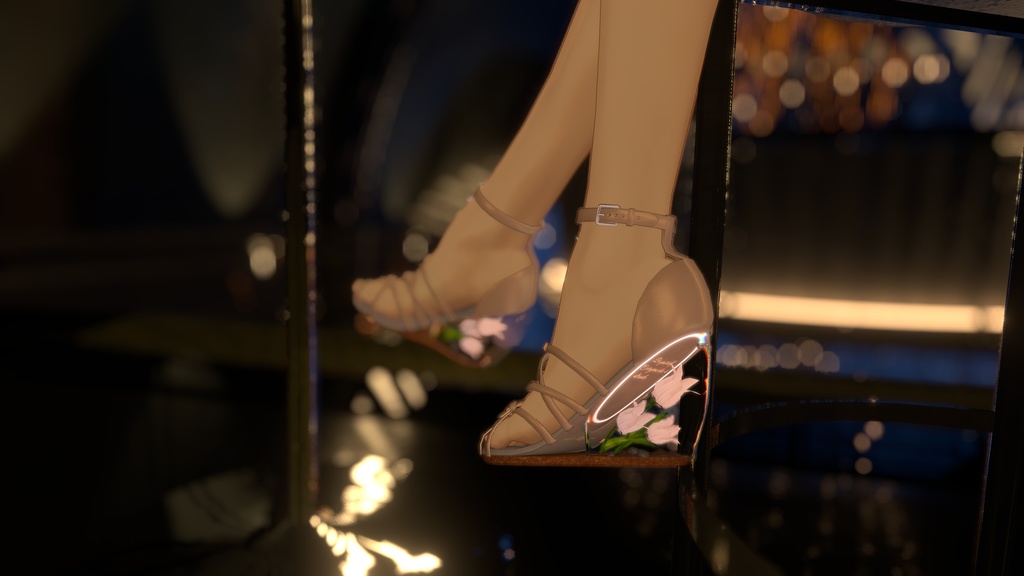 【VRChat想定】Terrarium Sandals / テラリウムサンダルズ