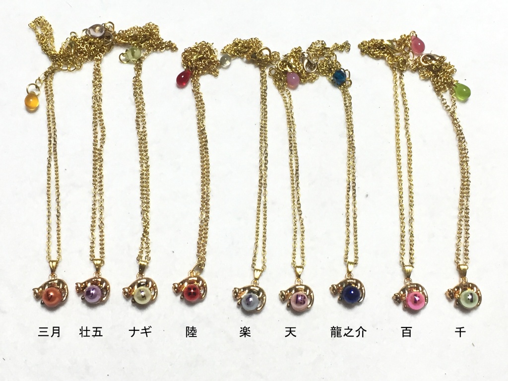 イメージカラー猫ネックレス