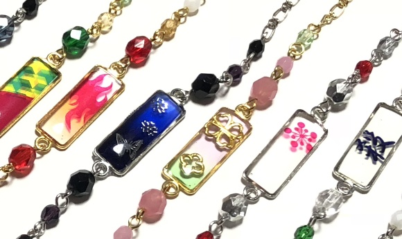 鬼滅の模様ブレスレット①