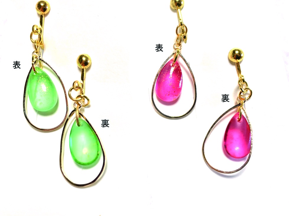 オリジナル ドロップビーズイヤリング②