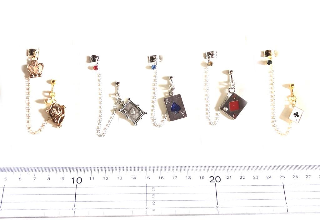 ハーツラビュル/イヤリング+カフ