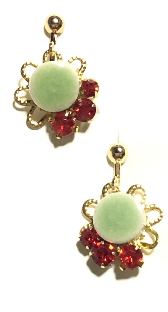 鬼滅 ガラスタイルイヤリング/柱