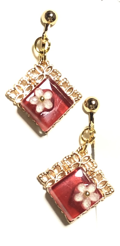 呪術廻戦 ガラスタイルイヤリング/東京・宿儺