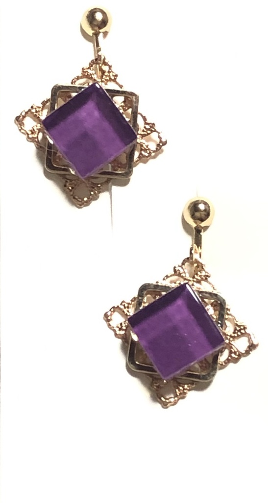 呪術廻戦 ガラスタイルイヤリング/京都