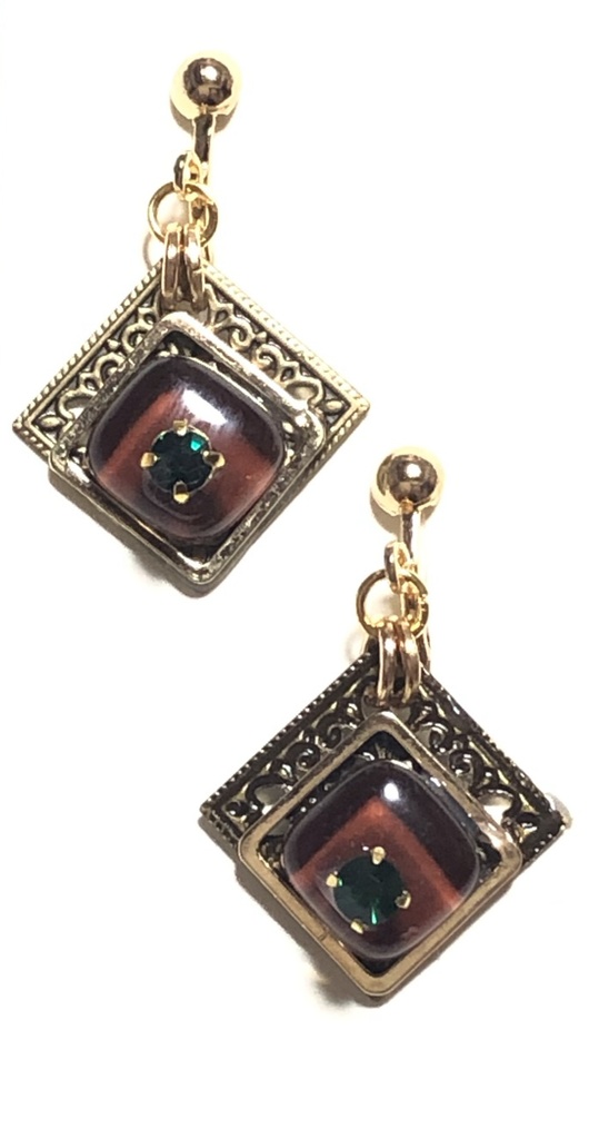 呪術廻戦 ガラスタイルイヤリング/京都