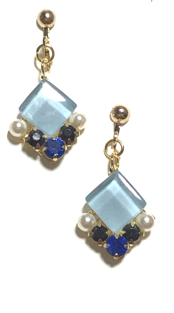 呪術廻戦 ガラスタイルイヤリング/京都