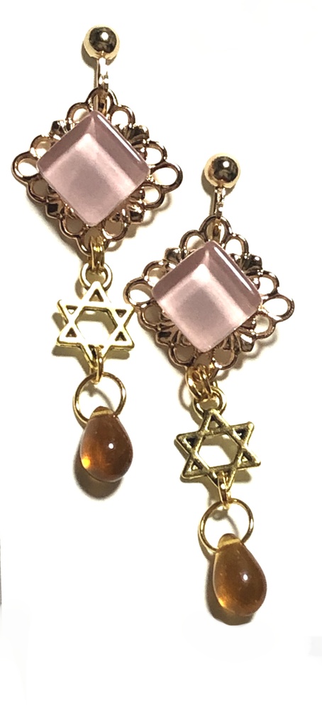 呪術廻戦 ガラスタイルイヤリング/京都