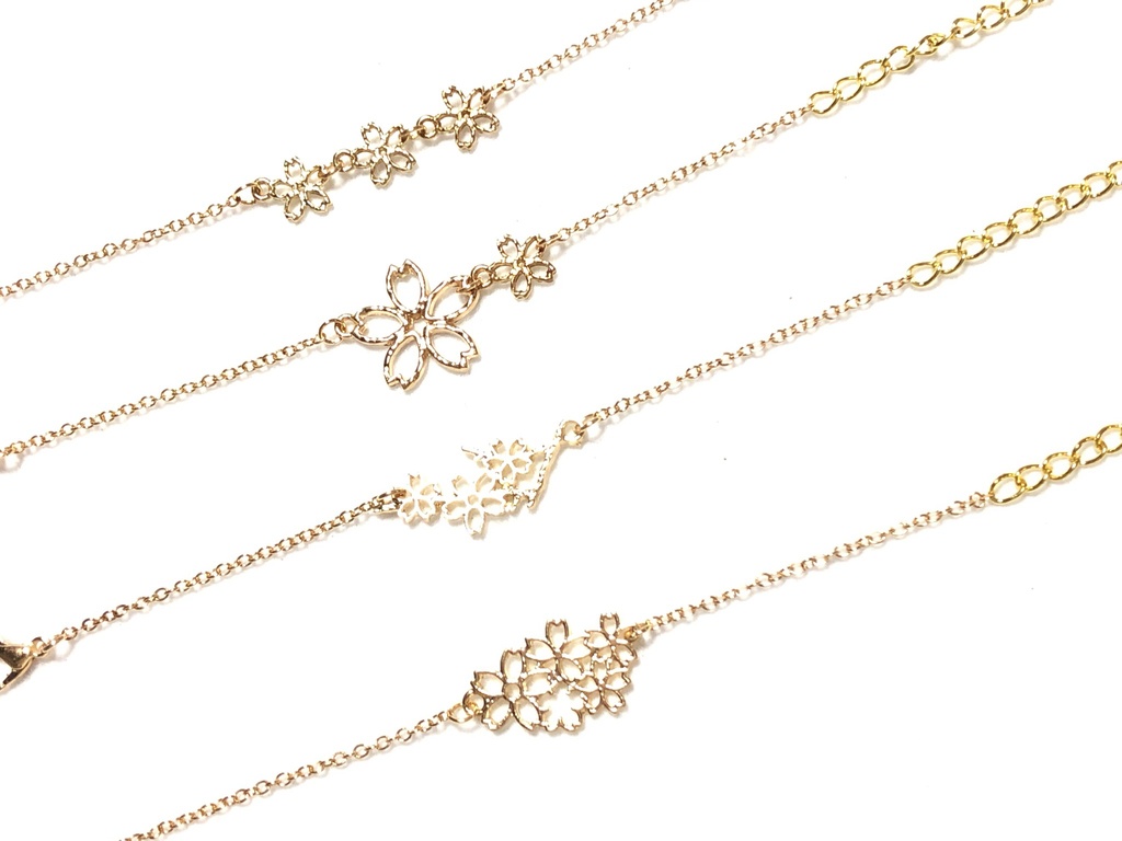 オリジナル 桜ブレスレット