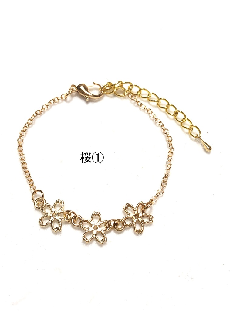 オリジナル 桜ブレスレット