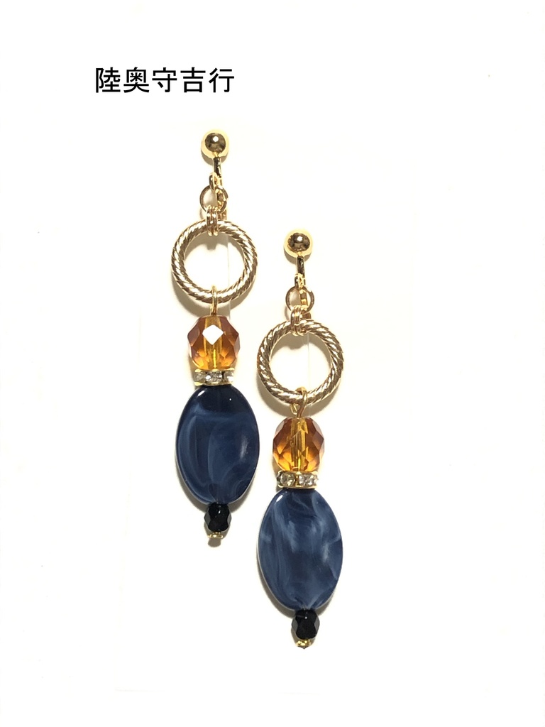 刀剣イヤリング(初期刀+長義)