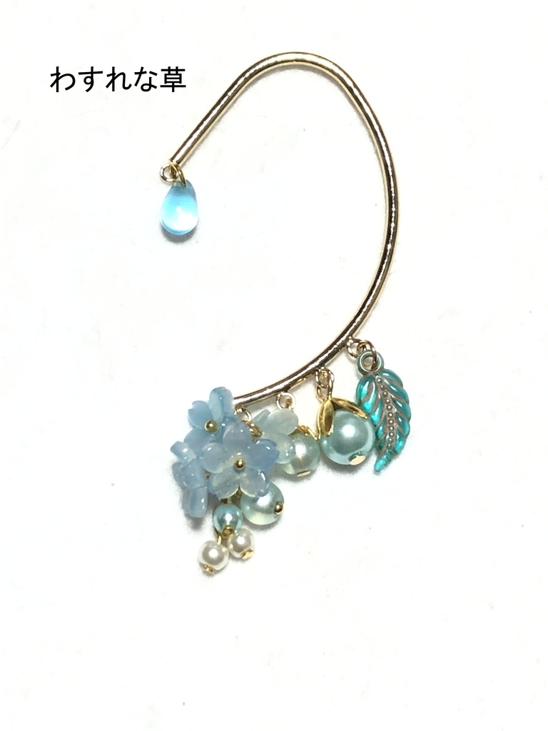 オリジナル 花のイヤーフック②