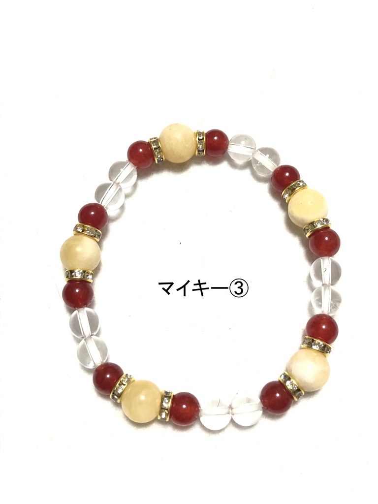 天然石ブレスレット 東リベ①