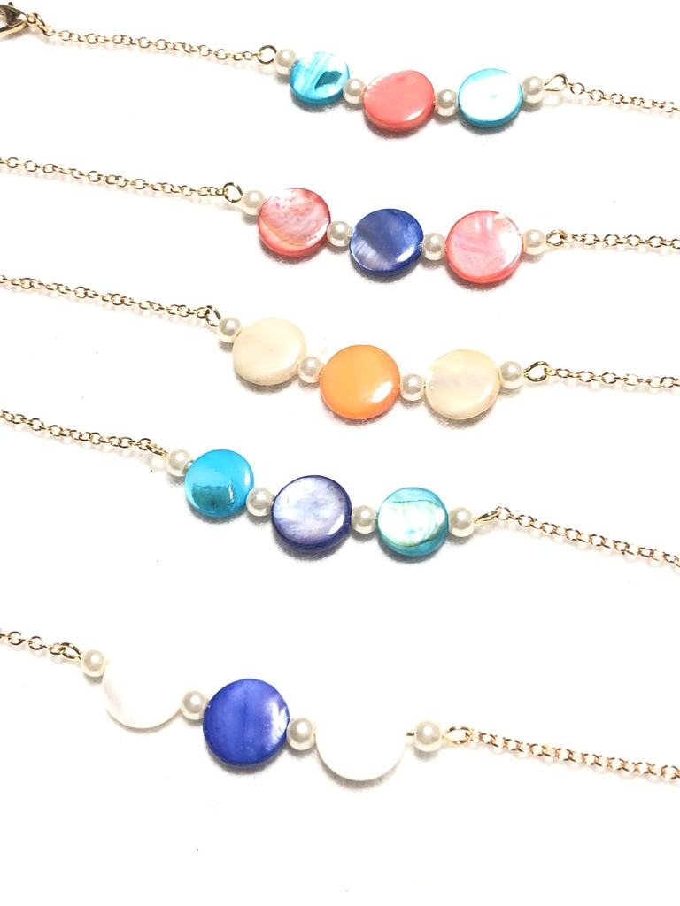 オリジナル シェルブレスレット①