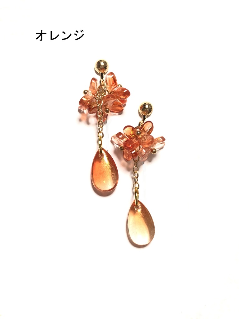 4弁の花 イヤリング(2024.3)