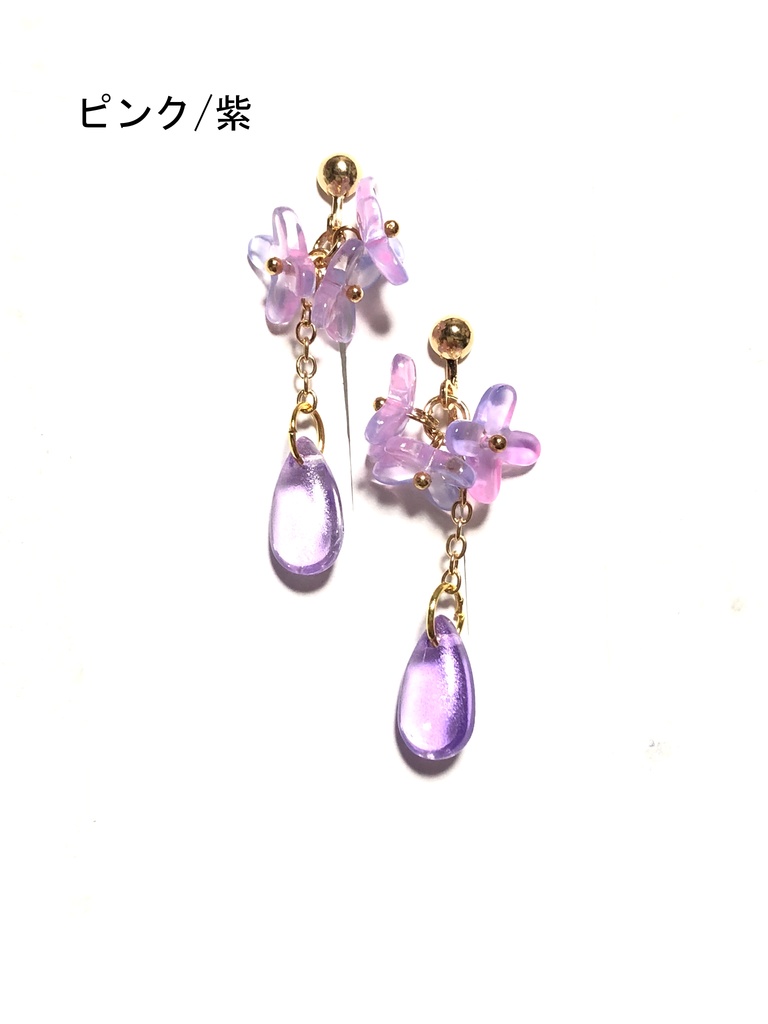 4弁の花 イヤリング(2024.3)