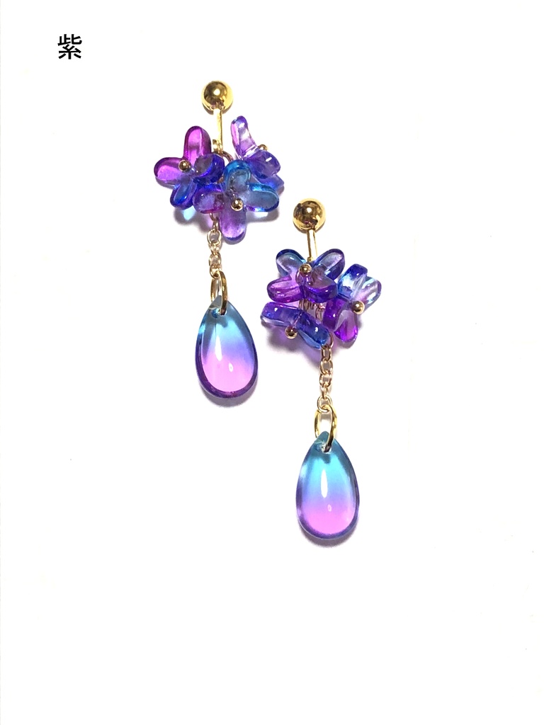 4弁の花 イヤリング(2024.3)