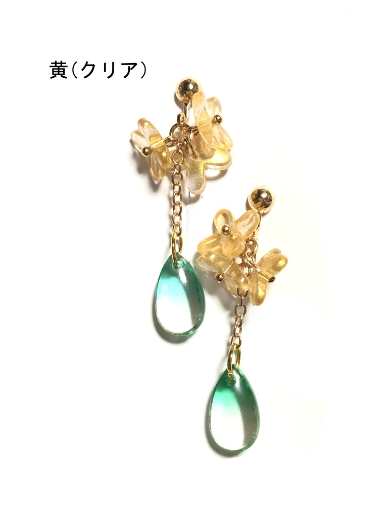 4弁の花 イヤリング(2024.3)