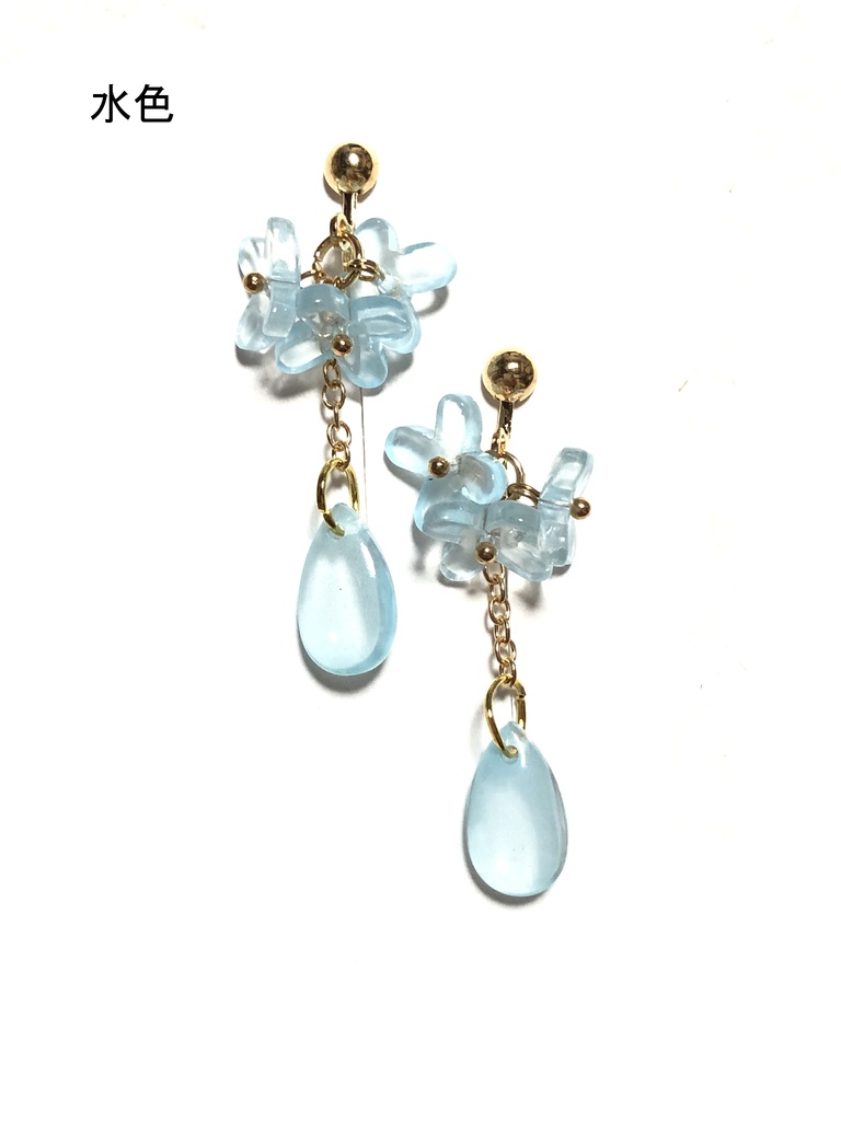 4弁の花 イヤリング(2024.3)