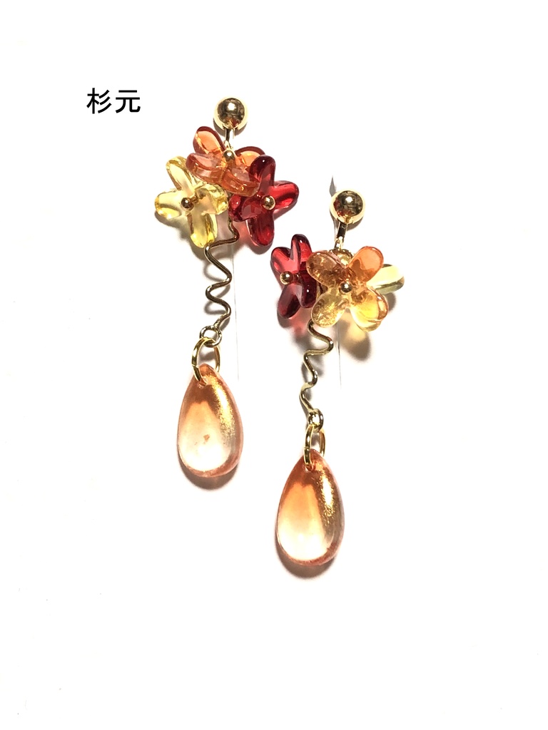 金カム 花のイヤリング①