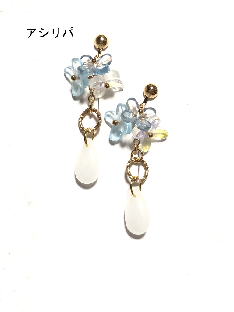 金カム 花のイヤリング①