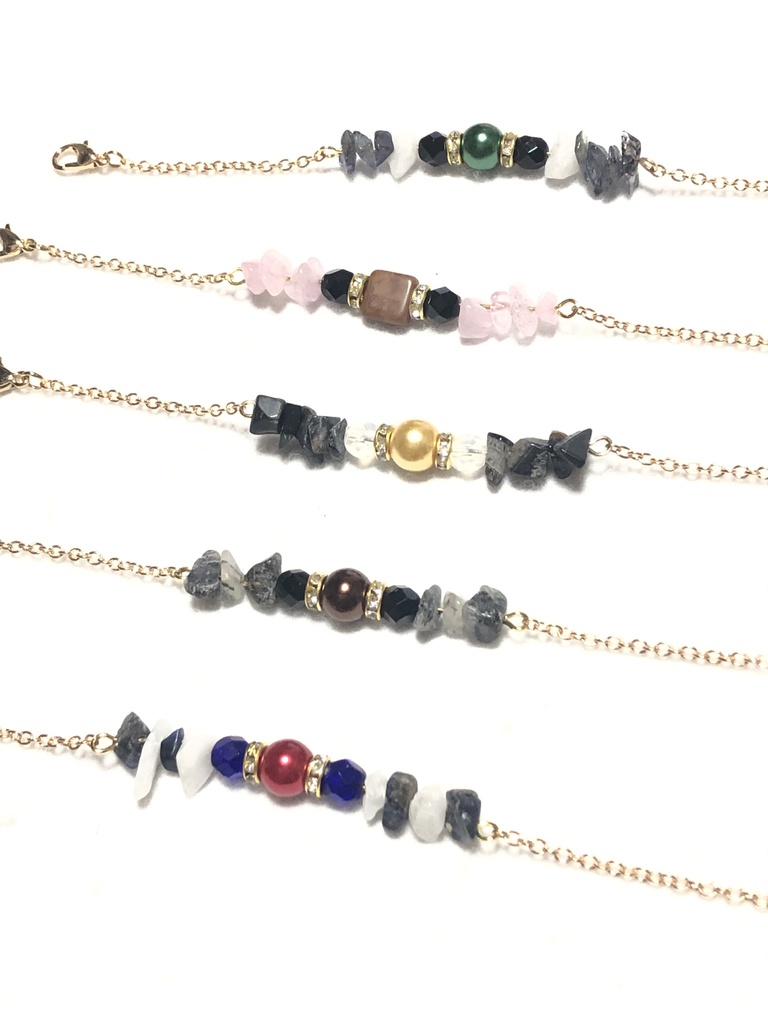 金カム さざれブレスレット③