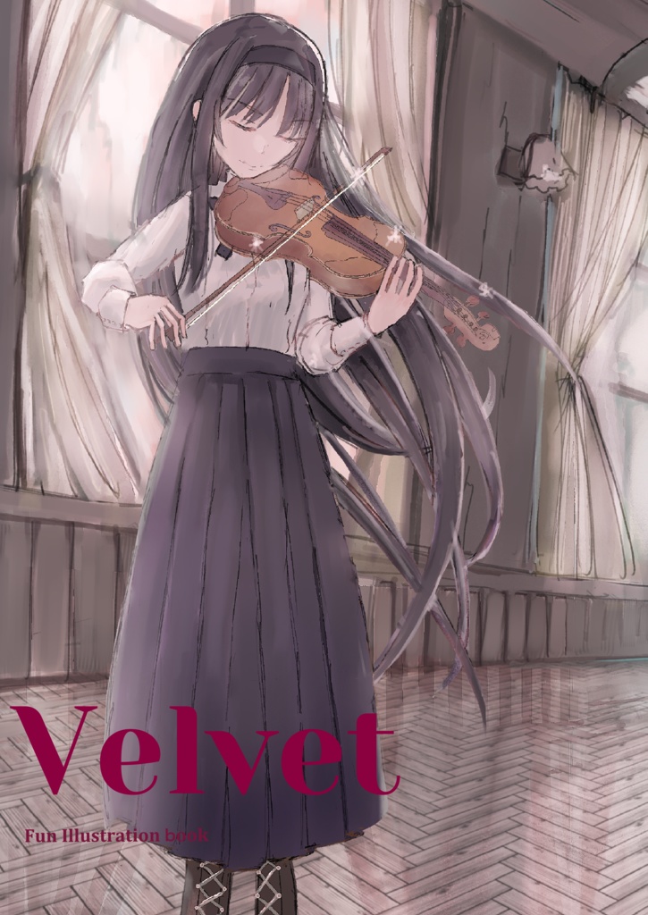【C106新刊】遠野家ヒロインイラスト集『Velvet』
