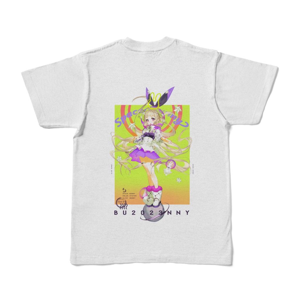 SPACE BUNNY|カラーTシャツ