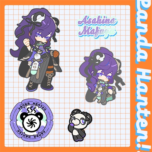 プロセカクリフェス2026｜シールセット - まふゆ｜PANDA HANTEN