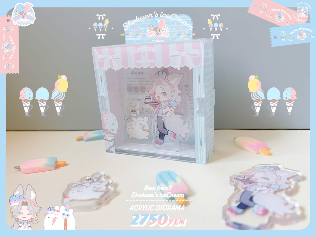 SHOKUEN’S iceCREAM|グッズセット+単品販売