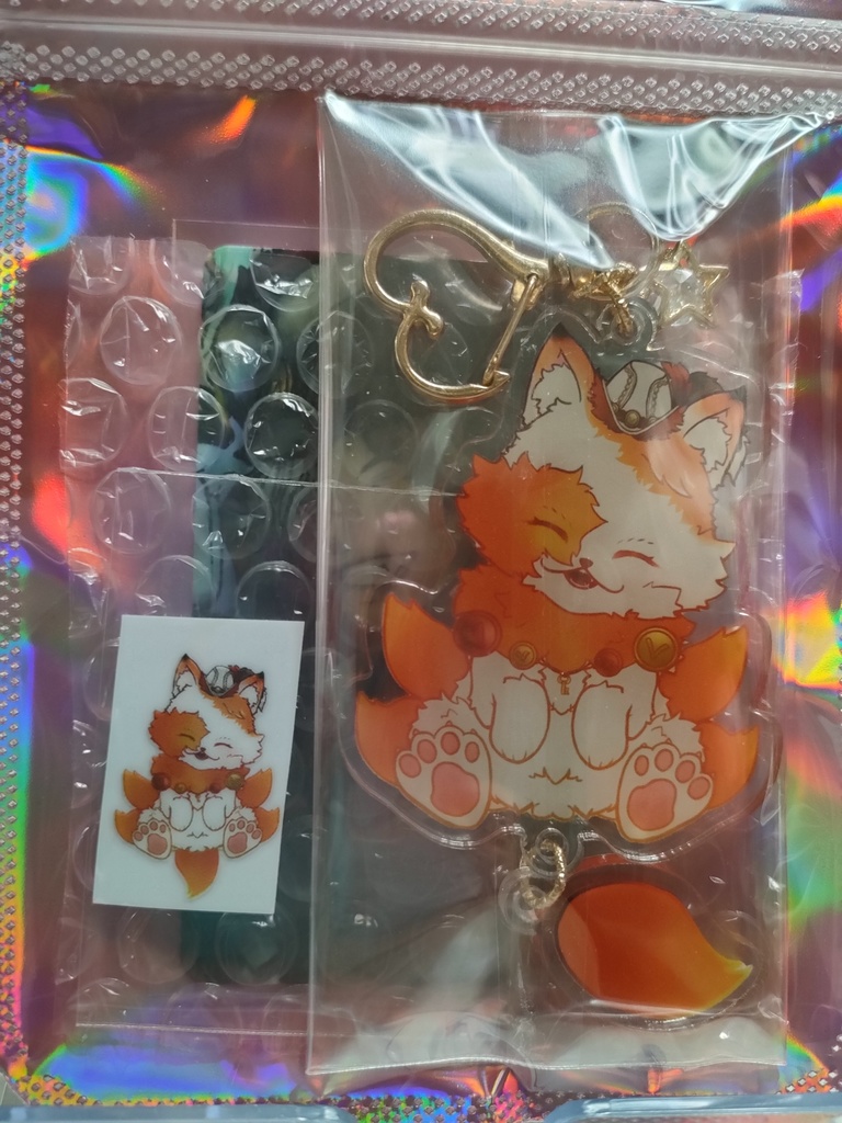 もふフロ尻尾フリフリアクキーセット