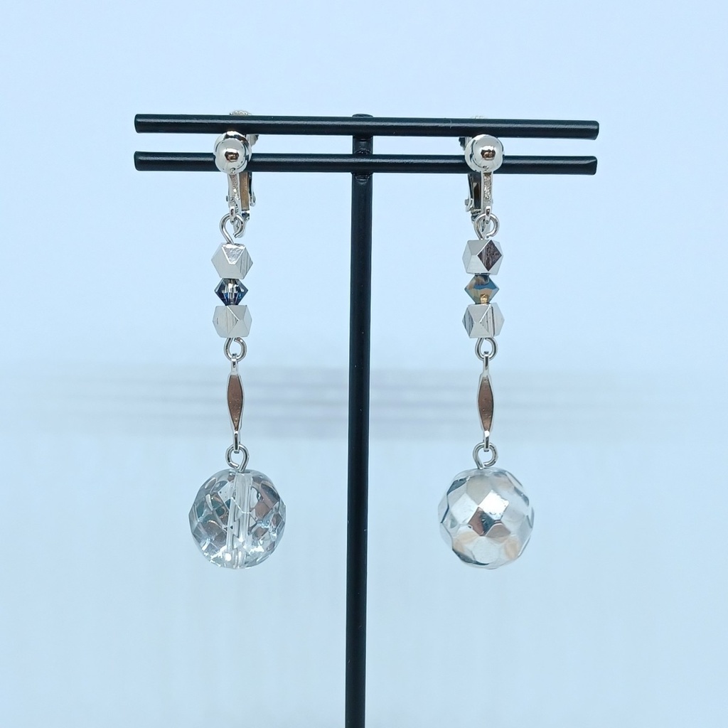 【0919▶新作】ミラーボール(迫真)イヤリング