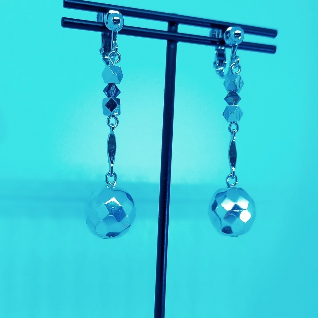 【0919▶新作】ミラーボール(迫真)イヤリング