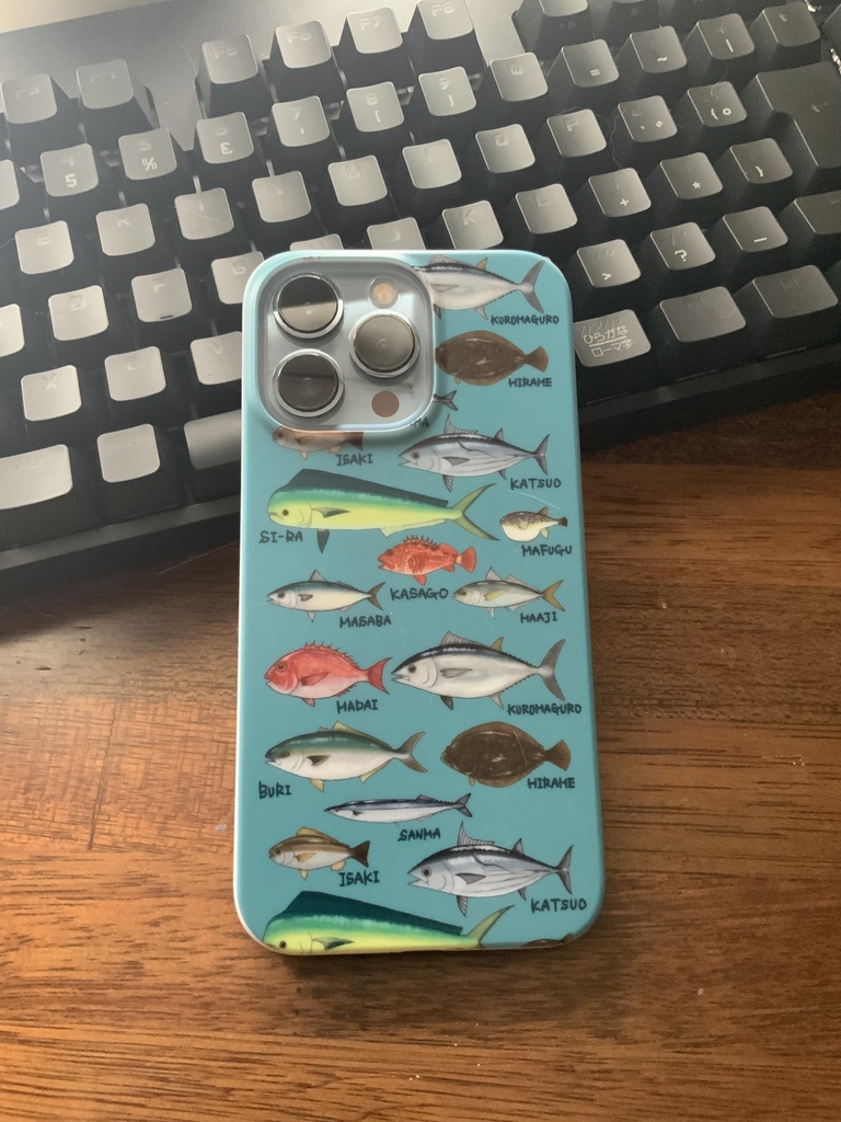 お魚スマホケース