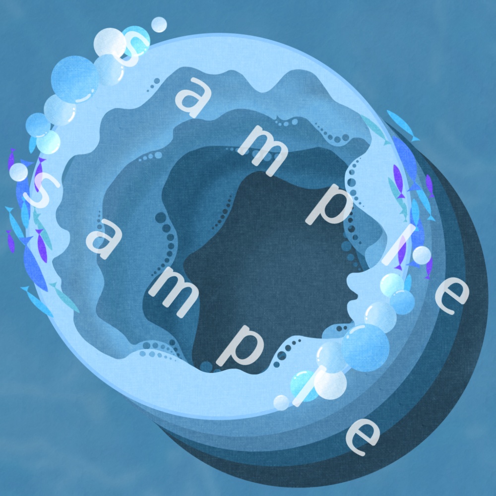 深海レイヤー素材